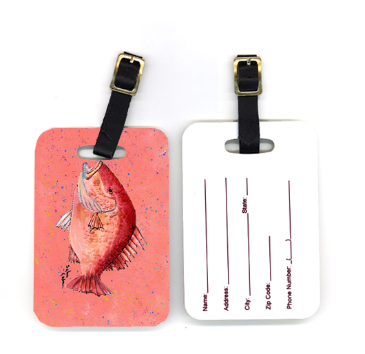 Pair of Strawberry Snapper Luggage Tag