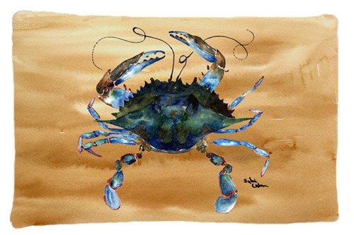 Picture of Carolines Treasures 8159PILLOWCASE 20.5 x 30 in. Crab Moisture Wicking Fabric Standard Pillow Case