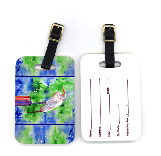 Pair of Egret Luggage Tag