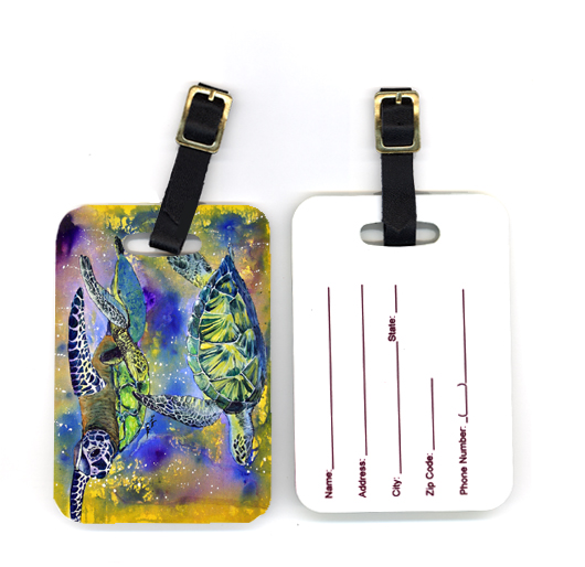 Pair of Turtle Luggage Tag