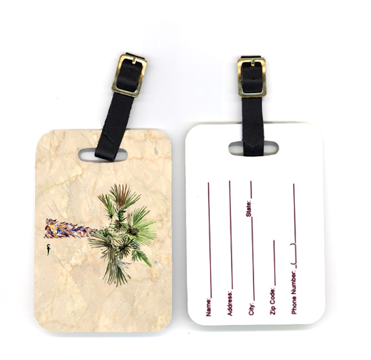 Pair of Palm Tree Luggage Tag