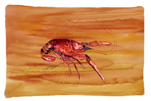 Picture of Carolines Treasures 8232PILLOWCASE 20.5 x 30 in. Crawfish Moisture Wicking Fabric Standard Pillow Case