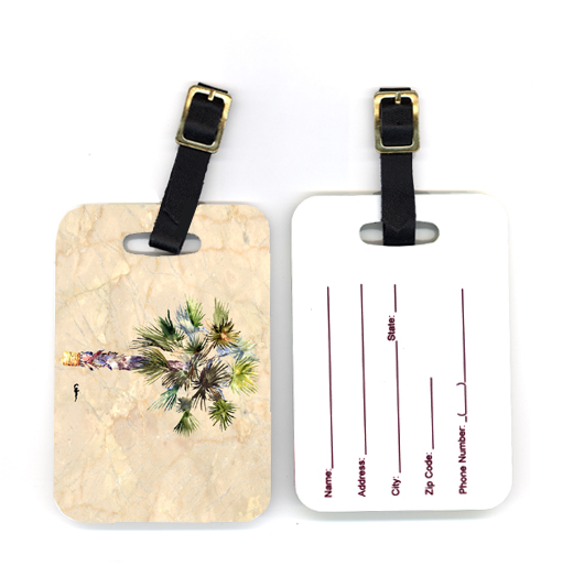 Pair of Palm Tree Luggage Tag