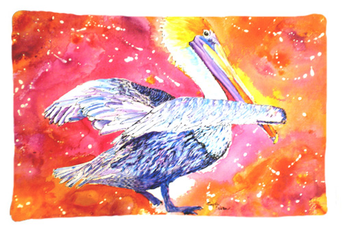 Picture of Carolines Treasures 8360PILLOWCASE 20.5 x 30 in. Pelican Moisture Wicking Fabric Standard Pillow Case