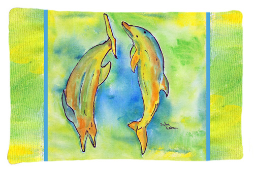 Picture of Carolines Treasures 8380PILLOWCASE 20.5 x 30 in. Dolphin Moisture Wicking Fabric Standard Pillow Case