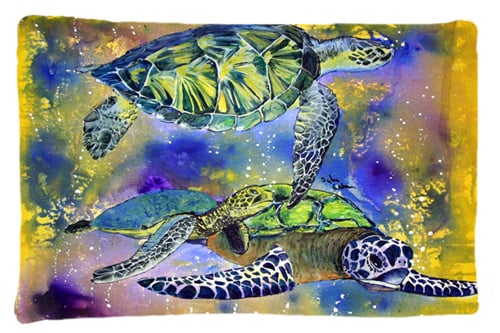 Picture of Carolines Treasures 8405PILLOWCASE 20.5 x 30 in. Turtle Moisture Wicking Fabric Standard Pillow Case