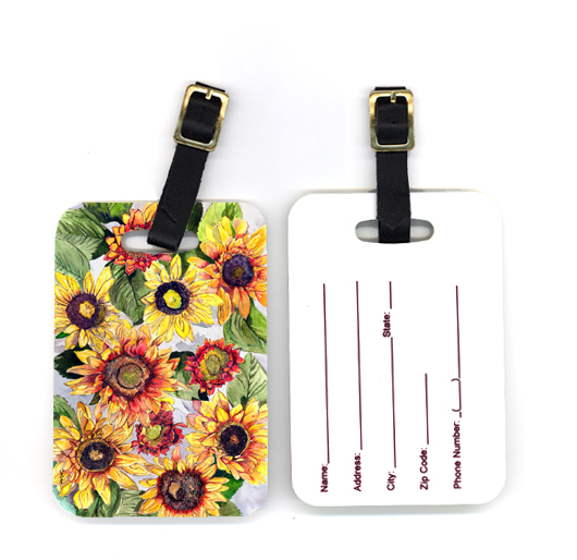 Pair of Sunflowers Luggage Tag