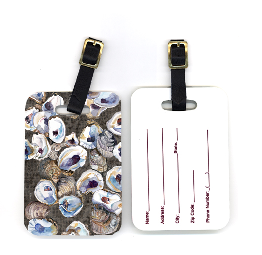 Pair of Oysters Luggage Tag