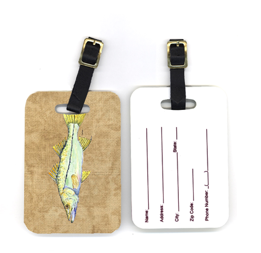 Pair of Snook Luggage Tag