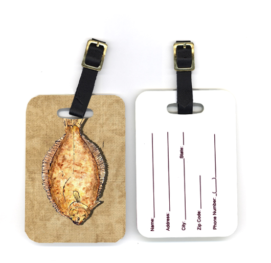 Pair of Flounder Luggage Tag