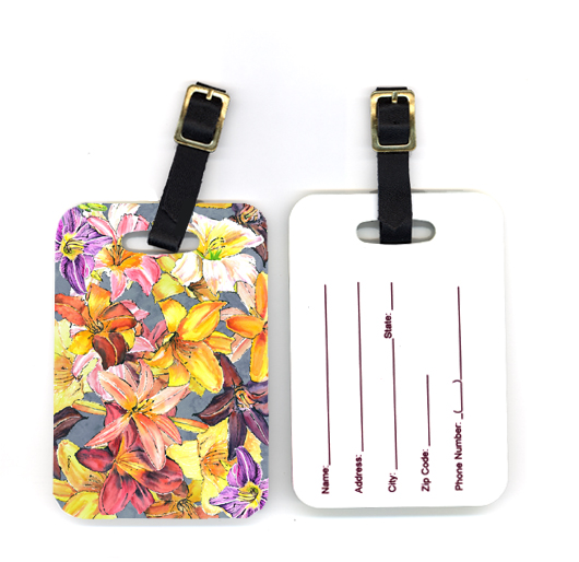 Pair of Day Lillies Luggage Tag