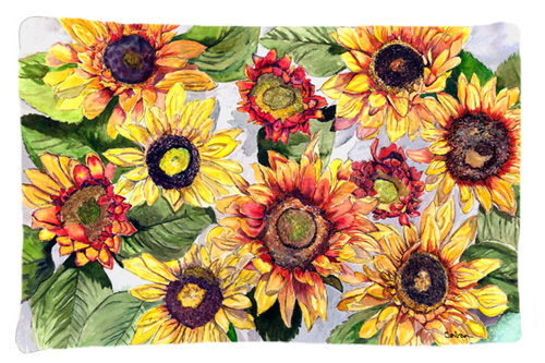 20.5 x 30 in. Sunflowers Moisture Wicking Fabric Standard Pillow Case