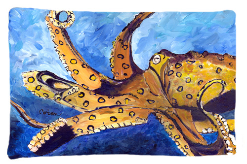 20.5 x 30 in. Octopus Moisture Wicking Fabric Standard Pillow Case