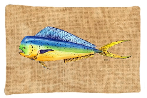 20.5 x 30 in. Dolphin Mahi Mahi Moisture Wicking Fabric Standard Pillow Case