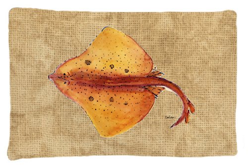 Blonde Ray Stingray Moisture Wicking Fabric Standard Pillow Case