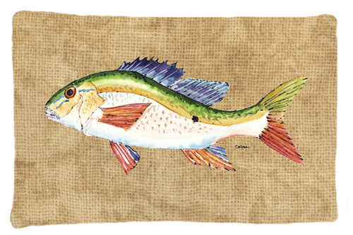 20.5 x 30 in. Rainbow Trout Moisture Wicking Fabric Standard Pillow Case
