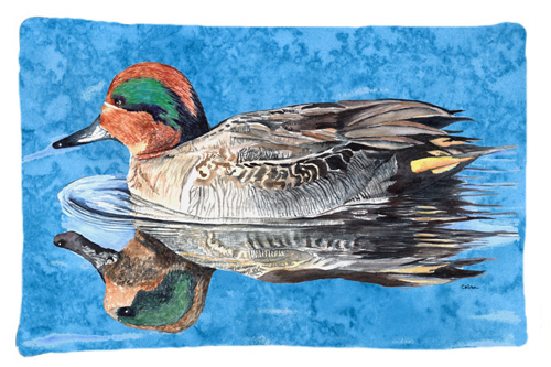 Teal Duck Moisture Wicking Fabric Standard Pillow Case