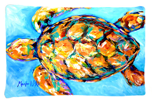 20.5 x 30 in. Sand Dance Turtle Moisture Wicking Fabric Standard Pillow Case
