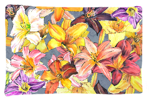 20.5 x 30 in. Day Lillies Moisture Wicking Fabric Standard Pillow Case