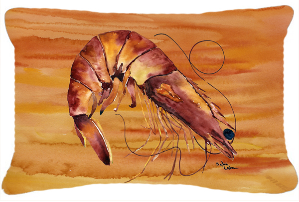 Shrimp Indoor & Outdoor Fabric Decorative Pillow