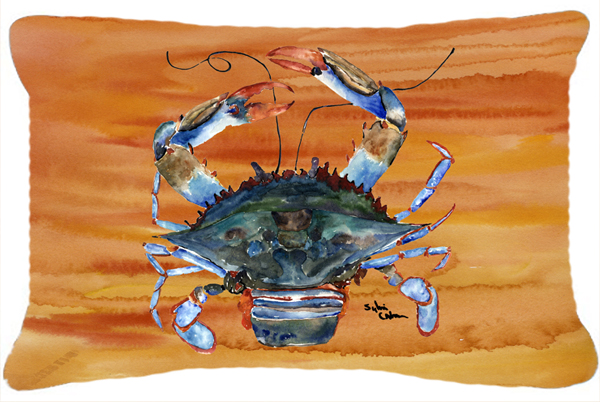 Crab Indoor & Outdoor Fabric Decorative Pillow