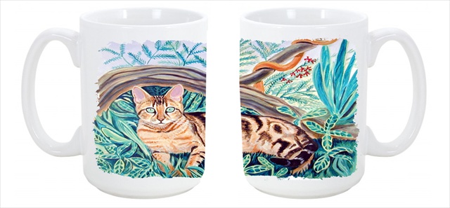 Picture of Carolines Treasures 7139CM15 Cat - Maine Coon Dishwasher Safe Microwavable Ceramic Coffee Mug 15 oz.