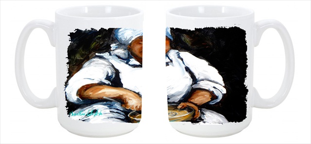 Picture of Carolines Treasures MW1087CM15 Hot Water Cornbread Dishwasher Safe Microwavable Ceramic Coffee Mug 15 oz.