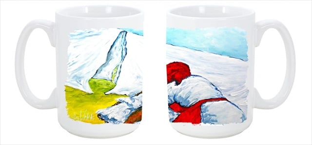 Picture of Carolines Treasures MW1090CM15 Must Be Monday Dishwasher Safe Microwavable Ceramic Coffee Mug 15 oz.