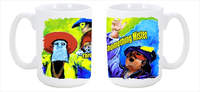 Picture of Carolines Treasures MW1108CM15 Mardi Gras Throw me something mister Dishwasher Safe Microwavable Ceramic Coffee Mug 15 oz.