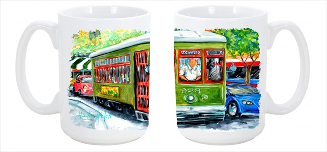 Picture of Carolines Treasures MW1152CM15 Street Car Dishwasher Safe Microwavable Ceramic Coffee Mug 15 oz.