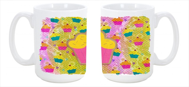 Picture of Carolines Treasures SB3003CM15 Cupcake Dishwasher Safe Microwavable Ceramic Coffee Mug 15 oz.