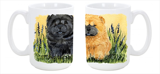 Picture of Carolines Treasures SS7006CM15 Chow Chow Dishwasher Safe Microwavable Ceramic Coffee Mug 15 oz.