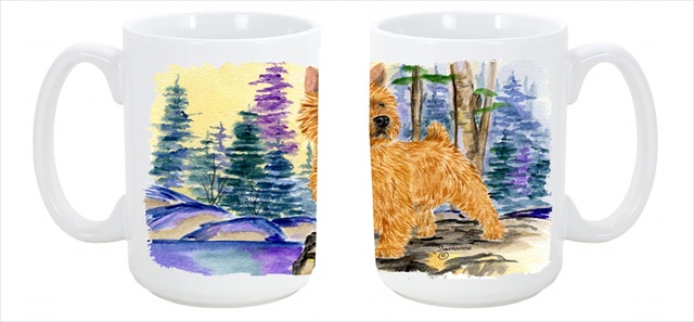 Picture of Carolines Treasures SS8011CM15 Norwich Terrier Dishwasher Safe Microwavable Ceramic Coffee Mug 15 oz.