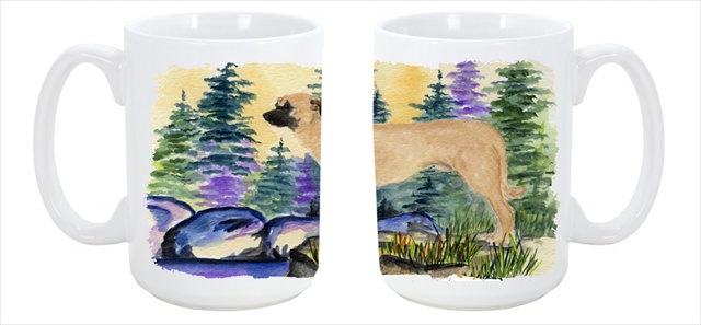 Picture of Carolines Treasures SS8012CM15 Anatolian Shepherd Dishwasher Safe Microwavable Ceramic Coffee Mug 15 oz.