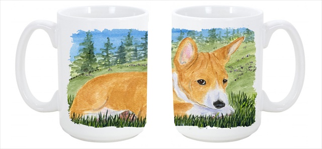 Picture of Carolines Treasures SS8016CM15 Basenji Dishwasher Safe Microwavable Ceramic Coffee Mug 15 oz.