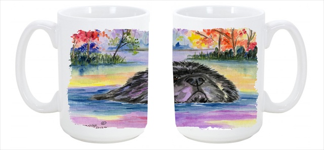 Picture of Carolines Treasures SS8040CM15 Newfoundland Dishwasher Safe Microwavable Ceramic Coffee Mug 15 oz.