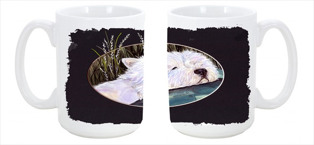Picture of Carolines Treasures SS8052CM15 Westie Dishwasher Safe Microwavable Ceramic Coffee Mug 15 oz.