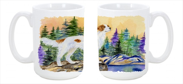 Picture of Carolines Treasures SS8146CM15 Setter Dishwasher Safe Microwavable Ceramic Coffee Mug 15 oz.