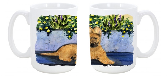 Picture of Carolines Treasures SS8180CM15 Briard Dishwasher Safe Microwavable Ceramic Coffee Mug 15 oz.