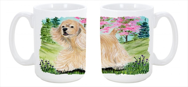 Picture of Carolines Treasures SS8189CM15 Cocker Spaniel Dishwasher Safe Microwavable Ceramic Coffee Mug 15 oz.