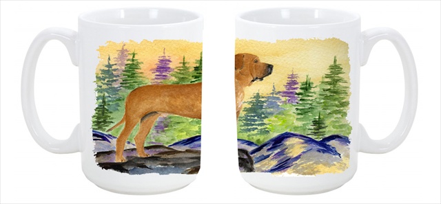 Picture of Carolines Treasures SS8195CM15 Tosa Inu Dishwasher Safe Microwavable Ceramic Coffee Mug 15 oz.