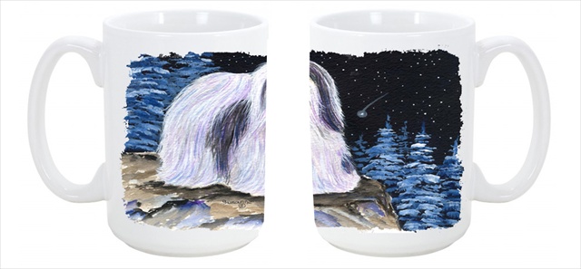 Picture of Carolines Treasures SS8450CM15 Starry Night Havanese Dishwasher Safe Microwavable Ceramic Coffee Mug 15 oz.