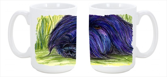 Picture of Carolines Treasures SS8520CM15 Briard Dishwasher Safe Microwavable Ceramic Coffee Mug 15 oz.