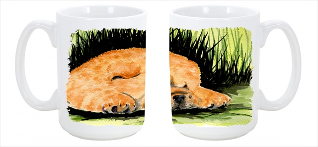 Picture of Carolines Treasures SS8525CM15 Chow Chow Dishwasher Safe Microwavable Ceramic Coffee Mug 15 oz.
