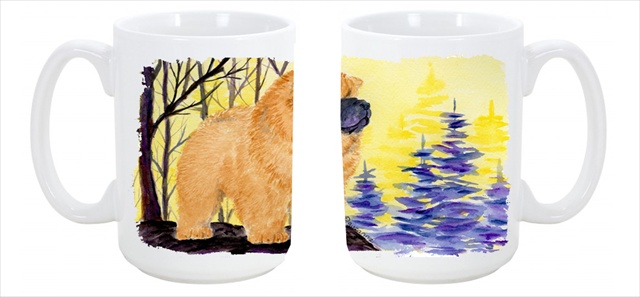 Picture of Carolines Treasures SS8603CM15 Chow Chow Dishwasher Safe Microwavable Ceramic Coffee Mug 15 oz.