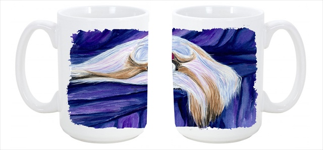 Picture of Carolines Treasures SS8605CM15 Shih Tzu Dishwasher Safe Microwavable Ceramic Coffee Mug 15 oz.