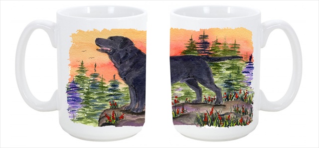 Picture of Carolines Treasures SS8624CM15 Labrador Dishwasher Safe Microwavable Ceramic Coffee Mug 15 oz.