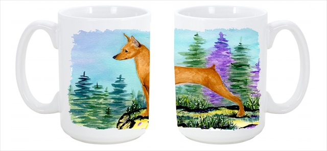 Picture of Carolines Treasures SS8660CM15 Min Pin Dishwasher Safe Microwavable Ceramic Coffee Mug 15 oz.