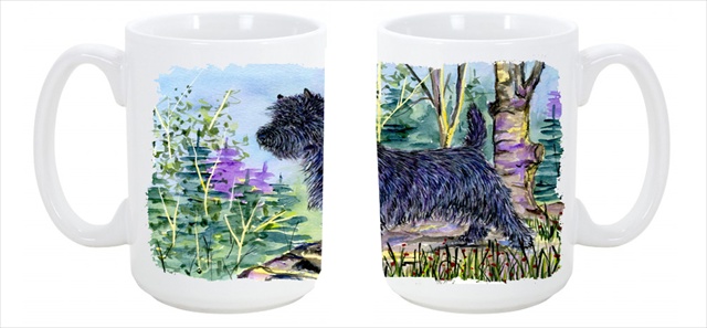 Picture of Carolines Treasures SS8665CM15 Cairn Terrier Dishwasher Safe Microwavable Ceramic Coffee Mug 15 oz.