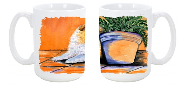 Picture of Carolines Treasures SS8667CM15 Sheltie Dishwasher Safe Microwavable Ceramic Coffee Mug 15 oz.
